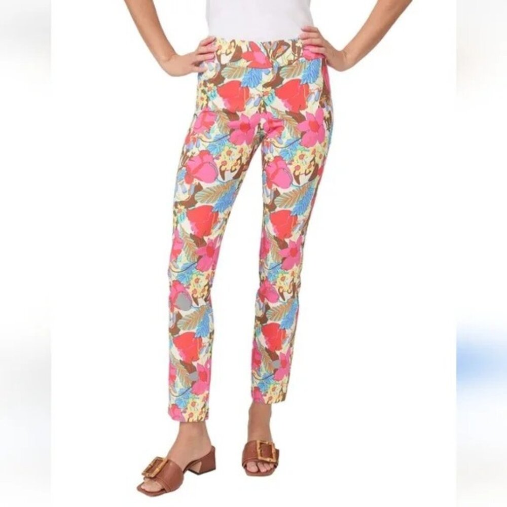 J. McLaughlin Masie multicolor pants size 10